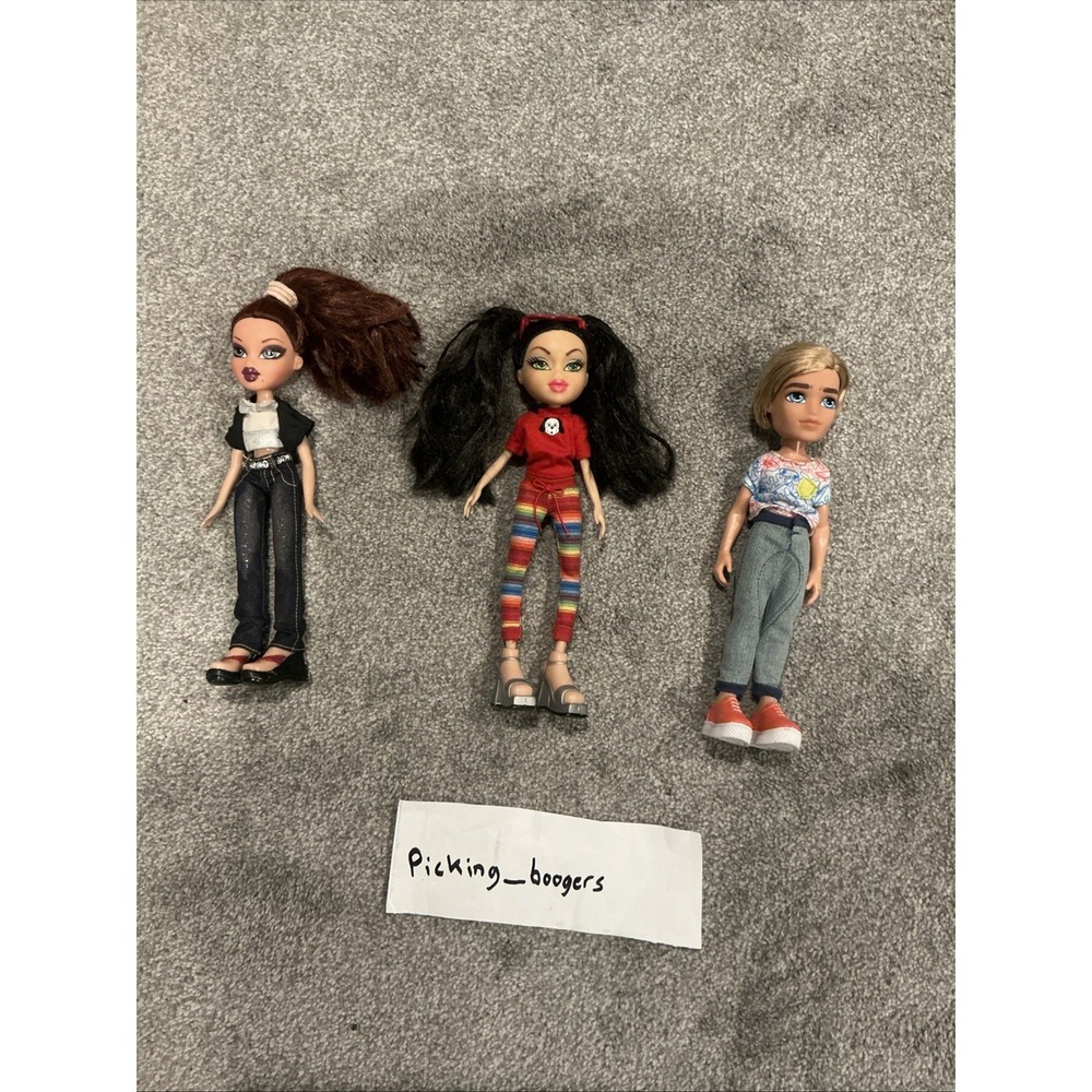 Bratz Doll Cameron,  Bratz Sleepover Party Jade, Bratz Roxxi "Treasures" Doll